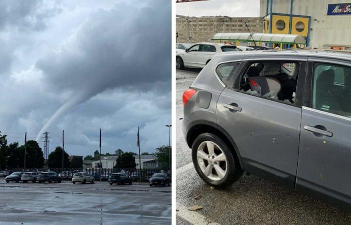 Tornado en Rovigo destruye coches y tejados, granizo y bomba de agua: las imágenes de la devastación