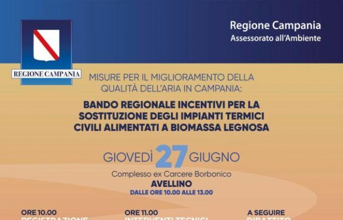 Incentivos en Campania para la sustitución de sistemas de calefacción, centrados en Avellino con Bonavitacola