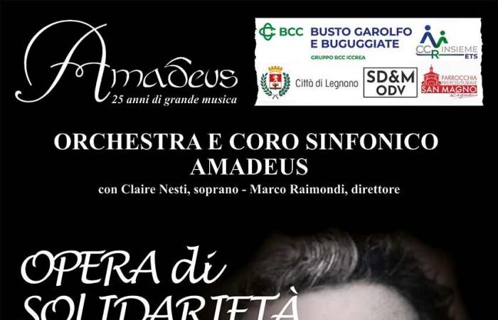 Opera di Solidarietà regresa a Legnano: concierto benéfico por el centenario de Giacomo Puccini