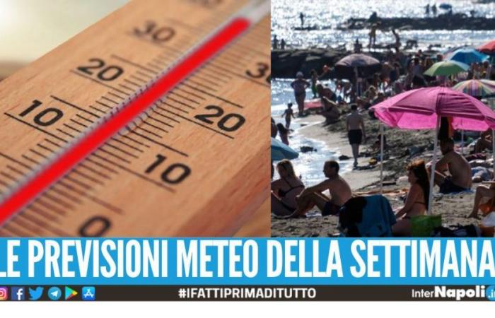 Vuelve el calor tras las breves vacaciones de verano, 37 grados en Campania