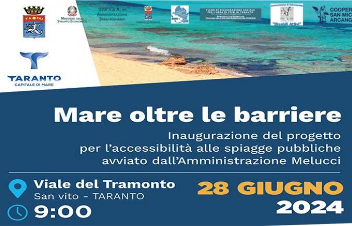 El compromiso del Ayuntamiento de Taranto por un “Mar más allá de las barreras”