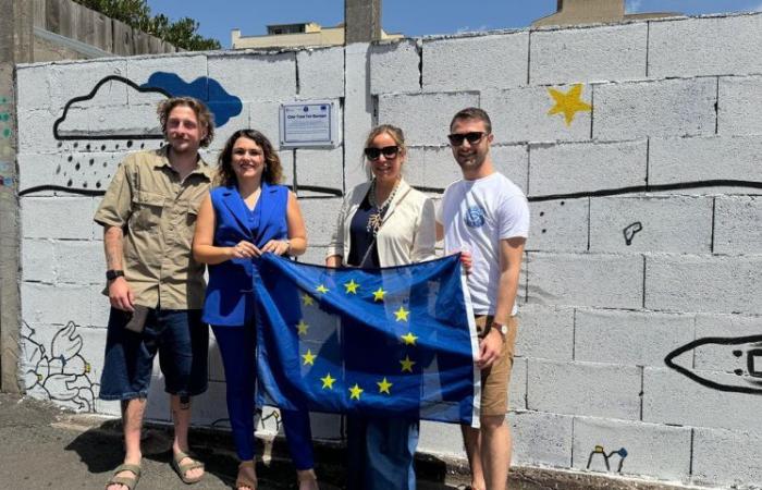 One Hour For Europe Italia dona un mural europeo a Catania