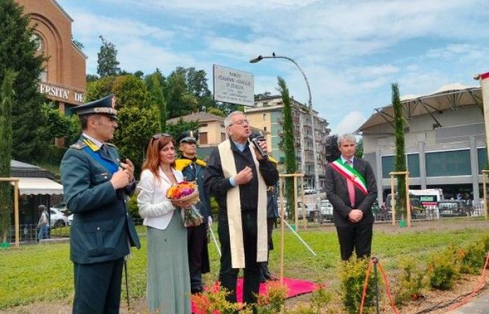 La Guardia di Finanza celebra en Varese: los jardines de Piazza Repubblica llevan su nombre