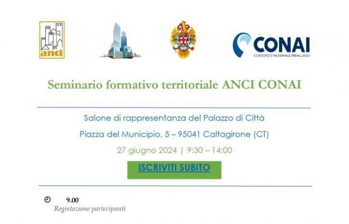 Recogida selectiva de residuos y Acuerdo Marco Anci-Conai: Reunión en Caltagirone