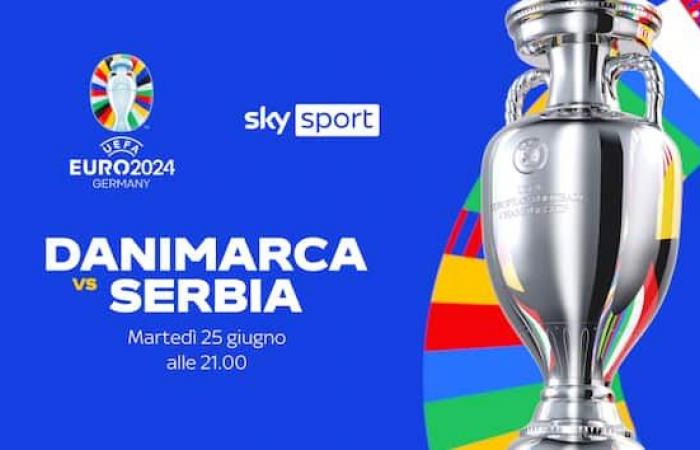 Dinamarca Serbia en TV y streaming: dónde ver el partido de la Eurocopa 2024