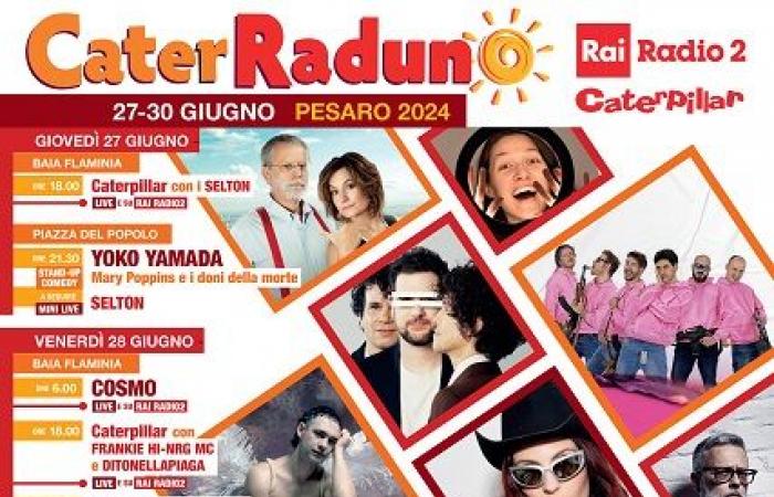 El CaterRaduno comenzará a partir del 27 de junio en Pesaro 2024