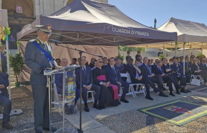 Guardia di Finanza, fiesta en Cagliari en el cementerio de Bonaria con motivo del 250 aniversario de la fundación de La Nuova Sardegna