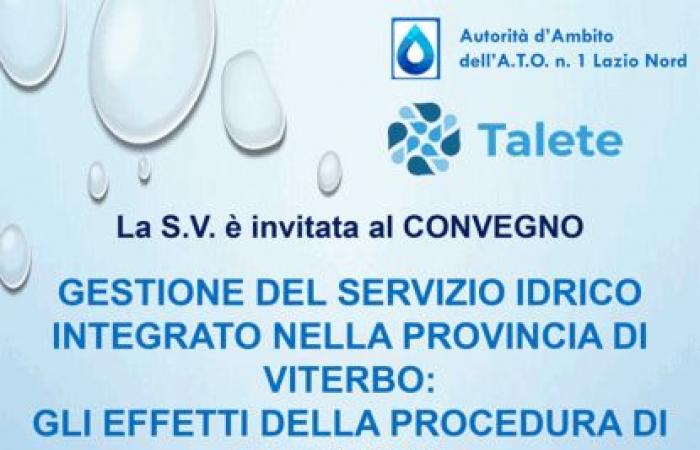Jornada sobre la gestión del servicio integrado del agua en la provincia de Viterbo