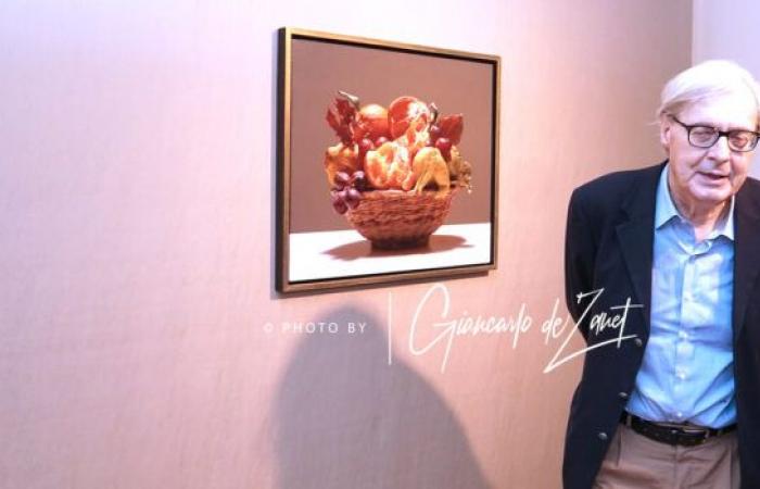 En Viterbo la exposición de Luciano Ventrone, el pintor de la hipérbole
