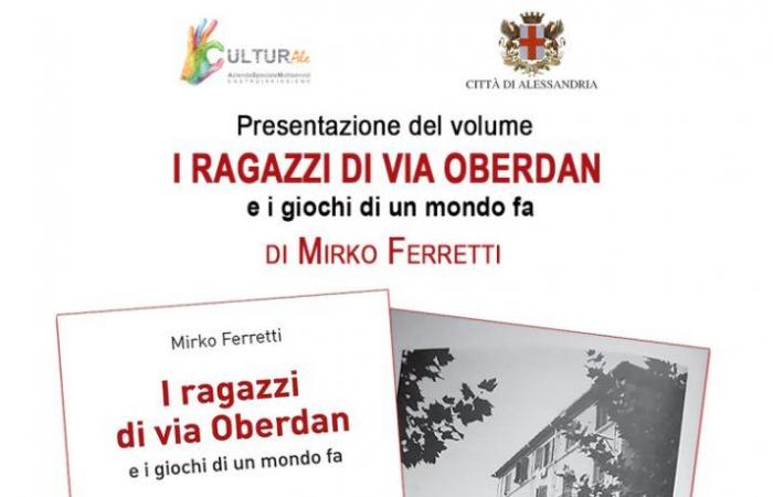 Viernes 28 de junio en el Palazzo Cuttica presentación del libro de Mirko Ferretti ““Los chicos de Via Oberdan y los juegos de hace un mundo”