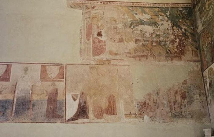 Los frescos antiguos corren grave riesgo. El atractivo de Italia Nostra