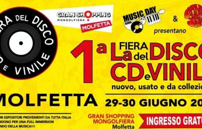 Molfetta, la primera edición de la feria discográfica en Gran Shopping con expositores de toda Italia