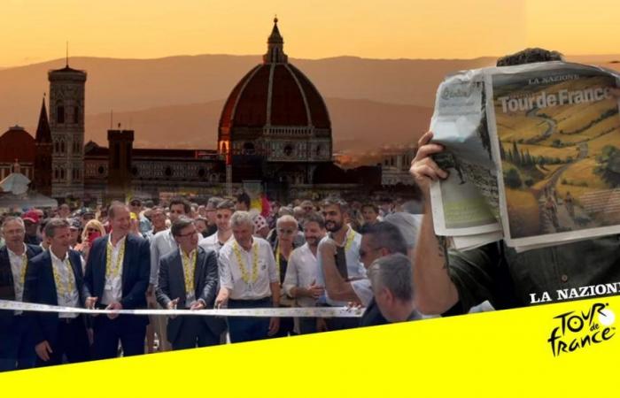 Tour de Francia, la espera ha terminado: Florencia, capital mundial del ciclismo, Piazzale Michelangelo repleta