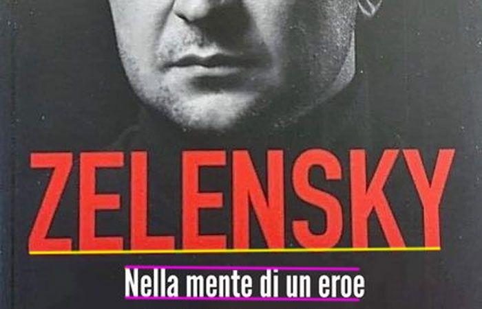 Esta portada del libro sobre Zelensky de Solferino y Corriere della Sera ha sido modificada