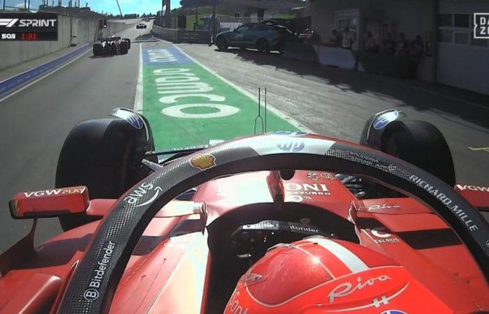 El Ferrari se para repentinamente en la pista, Leclerc está furioso por la radio: “¿Qué diablos pasó?”