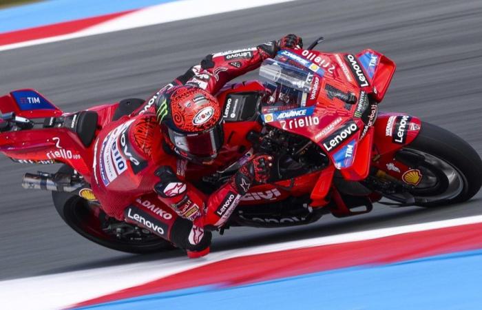 MotoGP, Bagnaia el más rápido en los entrenamientos libres: “Assen es un deseo para los pilotos”