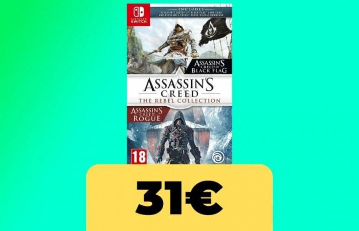 Assassin’s Creed: The Rebel Collection para Nintendo Switch, dos títulos por el precio de uno en Amazon Italia