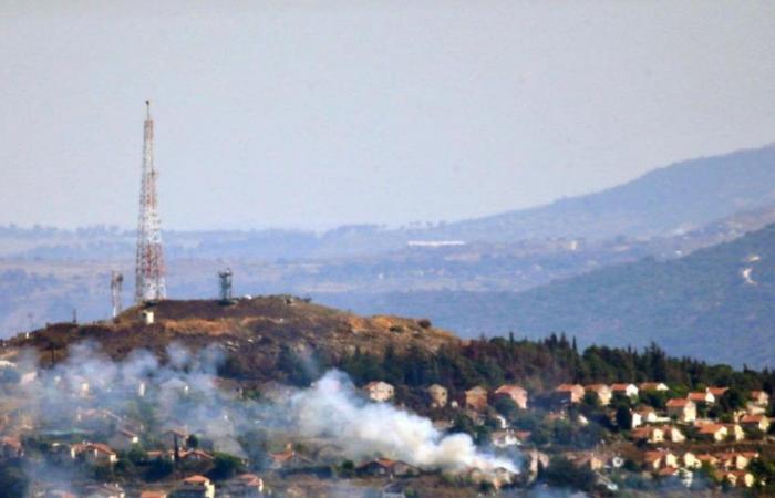 Edificios del ejército israelí y de Hezbollah atacados en el Líbano