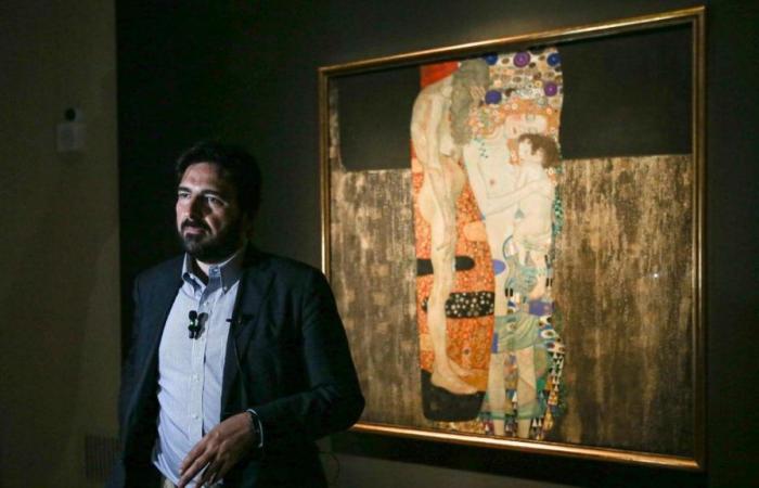 La obra maestra de Klimt en Perugia “Las tres edades” en la Galería Nacional