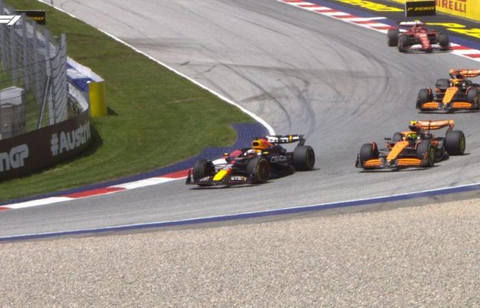 Verstappen gana tras un buen duelo con Norris, Sainz quinto