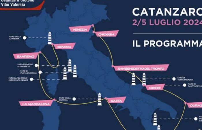 Nastro Rosa Tour en Catanzaro: aquí está el programa detallado del Giro de Italia a vela