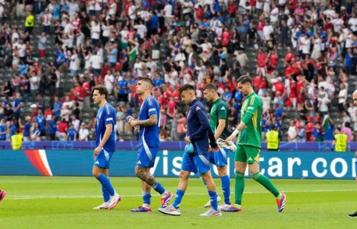 Italia-Suiza, los jugadores azules ahuyentados por la afición