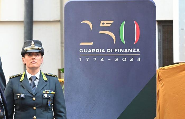 Guardia di Finanza Agrigento, celebró el 250 aniversario del Cuerpo