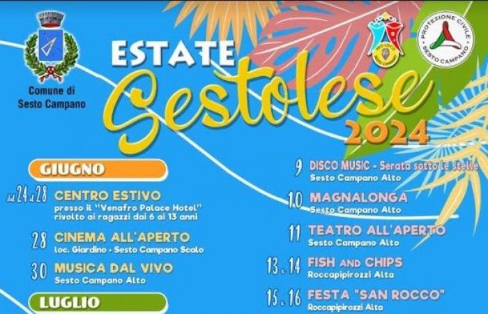 Un largo verano lleno de eventos: el nuevo programa de verano de Sesto Campano saca a la calle a jóvenes y mayores