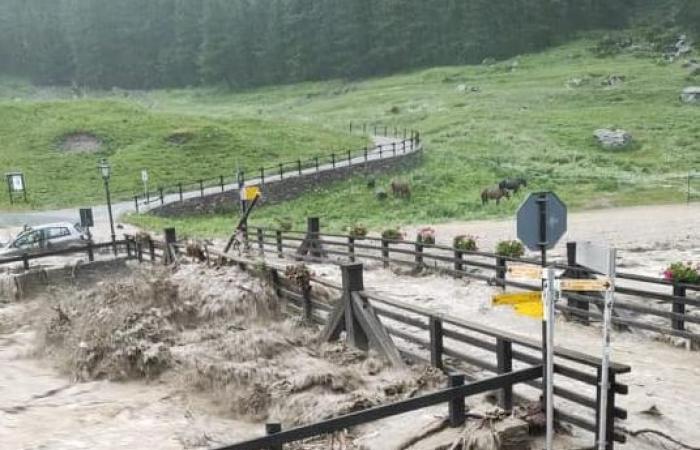 Deslizamientos de tierra e inundaciones en el Valle de Aosta