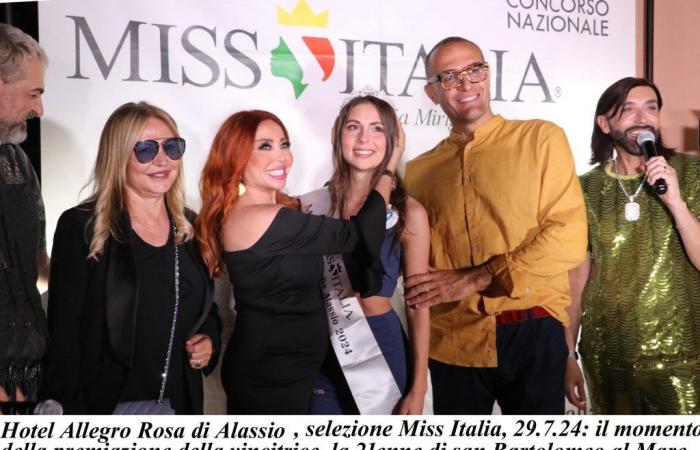 Selecciones de Liguria para Miss Italia: gana Sara Simonetta de San Bartolomeo al Mare, 21 años