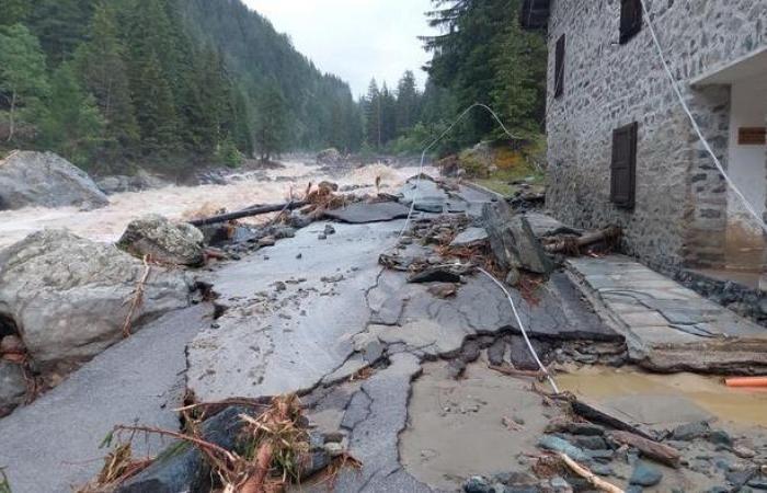 Violentas inundaciones azotan el Valle de Aosta: daños y operaciones de rescate en marcha