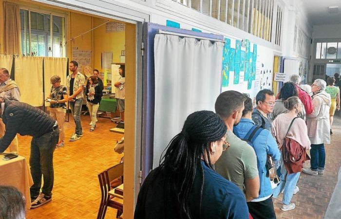 Elecciones legislativas en Rennes: “Un flujo continuo de votantes” en la escuela Liberté