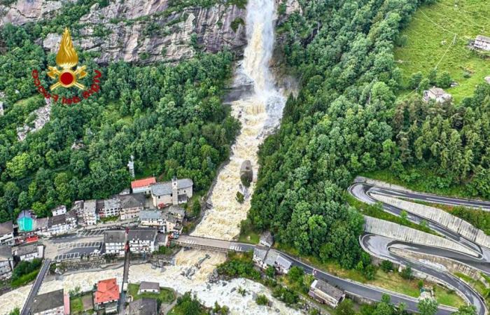 Mal tiempo en el norte del Piamonte: intervenciones de los bomberos por inundaciones y deslizamientos de tierra