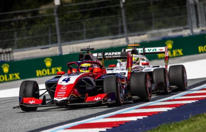 Fórmula 3, excelente carrera al sprint de Leonardo Fornaroli en el Gran Premio de Austria