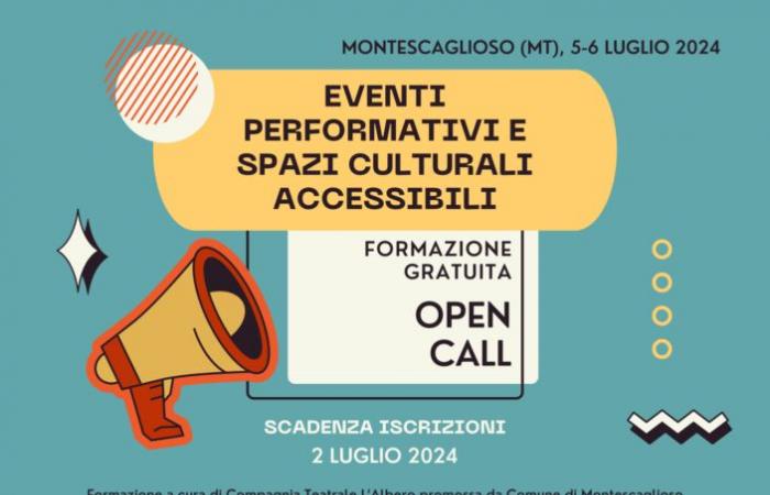 En Montescaglioso un evento de formación sobre la accesibilidad de eventos y lugares culturales