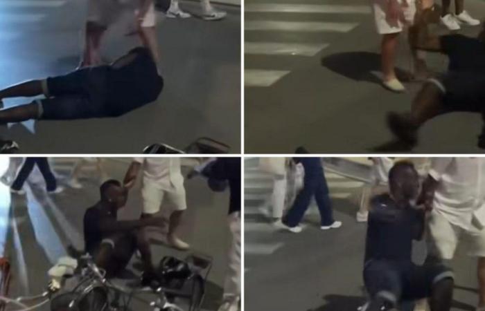 Balotelli se cae en la calle en Lignano y no puede levantarse: “Ha pasado una gran velada”. Y el video inmediatamente se vuelve viral.