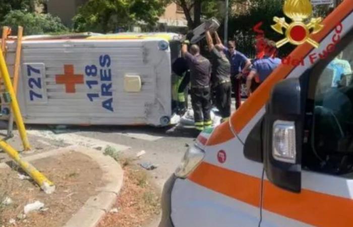 Roma, accidente y ambulancia volcada. La Ugl alza la voz: “La seguridad de los operadores es una prioridad”