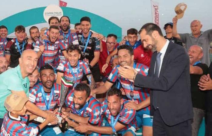 Beach Soccer Messina – Coppa Italia Puntocuore: Catania FC levanta el trofeo al cielo por primera vez en su historia