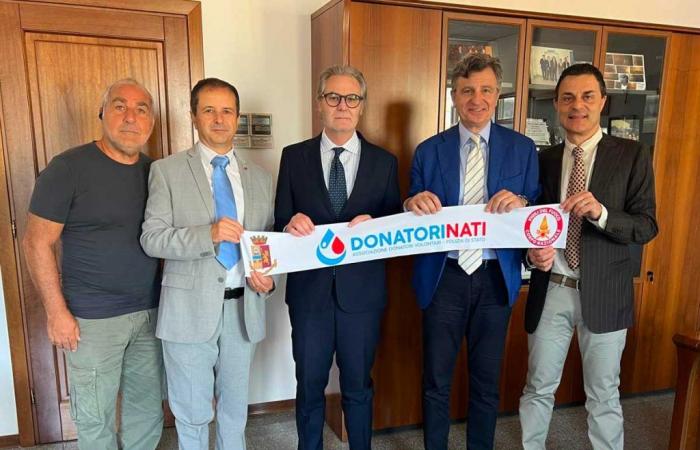 La asociación DonatoriNati Lazio se reúne con el comisario de policía Luigi Silipo