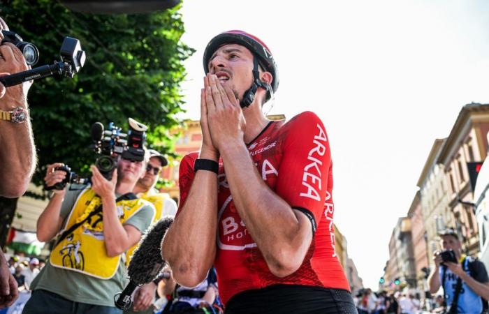 Tour de Francia 2024, Kevin Vauquelin se redime inmediatamente: “Ayer toqué fondo, pero hoy no podía dejar pasar la oportunidad”