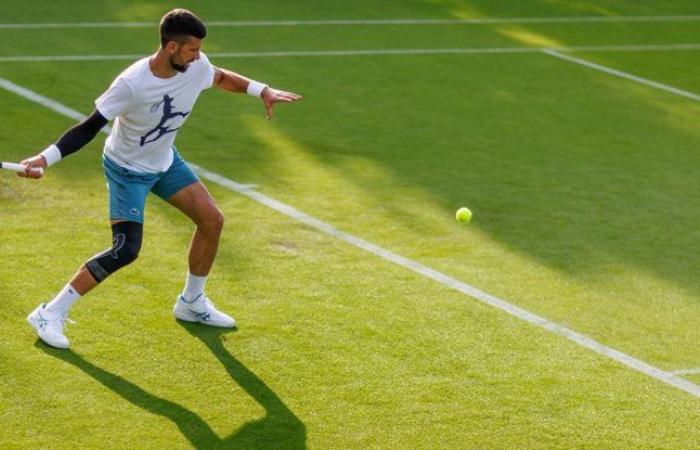Djokovic listo para Wimbledon: “Mi rodilla respondió bien. Tengo 37 años, tal vez debería arriesgarme menos y prepararme para los Juegos Olímpicos. Pero tengo unas ganas increíbles de jugar y competir”.