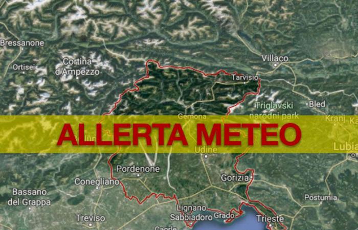 Alerta meteorológica Friuli Venezia Giulia: fuertes lluvias y tormentas