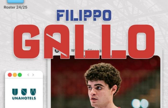 Reggio Emilia, el fichaje del joven prospecto Filippo Gallo es oficial