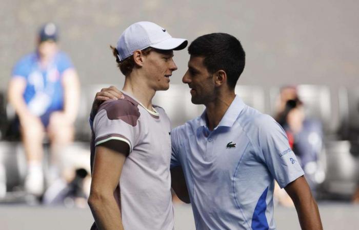 Djokovic hace temblar a Sinner: comienza la escarcha