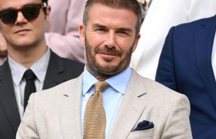 David Beckham inauguró Wimbledon con un look en pleno mood veraniego