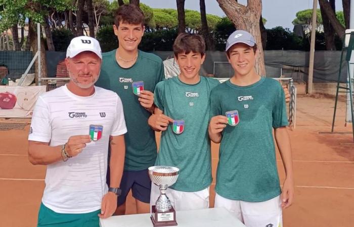 Tennis Giotto es el campeón del equipo toscano con la categoría sub16 masculina