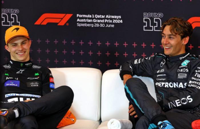 Choque Norris-Verstappen, Piastri y Russell se ríen al fondo del podio – Noticias