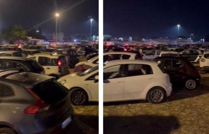 Atrapado en el aparcamiento durante horas después del concierto de Calcuta. Residentes y espectadores contra el Rock in Rome