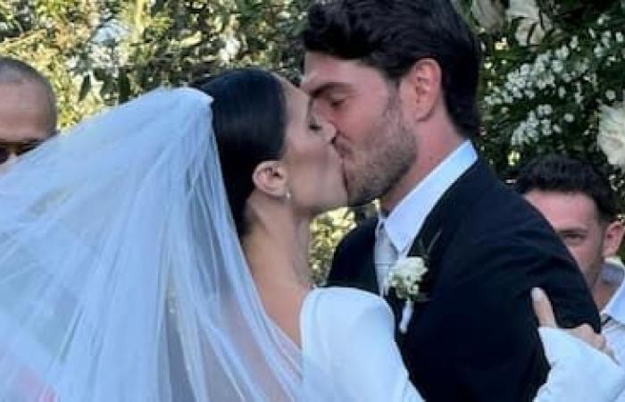 Milly Carlucci, su hija Angélica se casó: boda en Toscana con Fabio Borghese