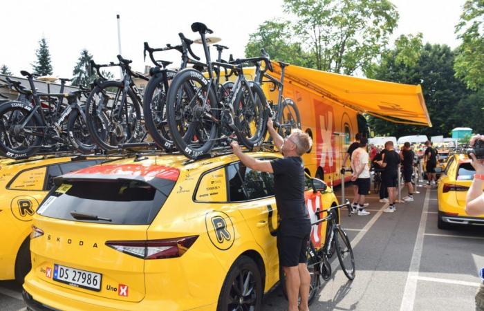 Detrás de escena del Tour de Francia en Piacenza